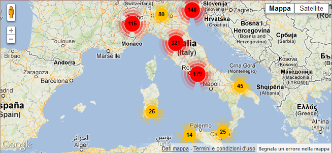 vinaini in Italia